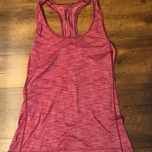 Lululemon brick red looser fit tank 4